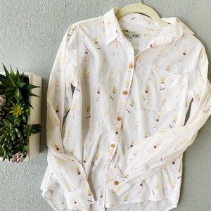 ANTHROPOLOGIE ACOTE Print Button Down